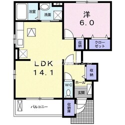 アンジュ　エールの物件間取画像